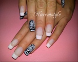 French &amp; Stamping nails