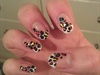 Neon Leopard Print Nails.