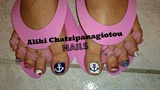 Navy pedicure for sure!!