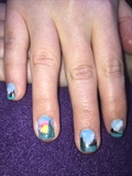 Sound Of Music Inspired Gelish Nails