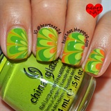 St. Patrick&#39;s Day Water Marble