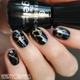 Black With Gold 