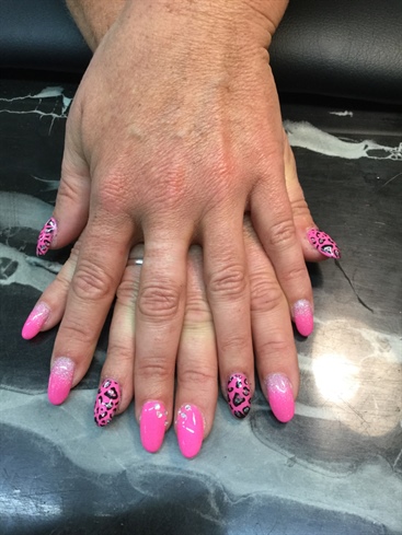 Leopard Print Pink