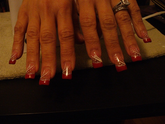 red acrylic