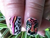 Bangle tiger face nails