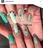 Green nails! 