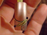Enchanting flower nail art design