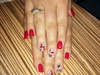 Gelish Valentine&#39;s Day nail art