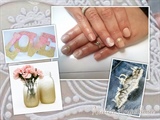 4D Lace Nude nail art