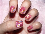 Pink, dots and flower (barbie inspired)