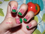 Strawberries in my nails.. 