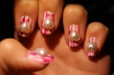 Pink Stripes and Hearts