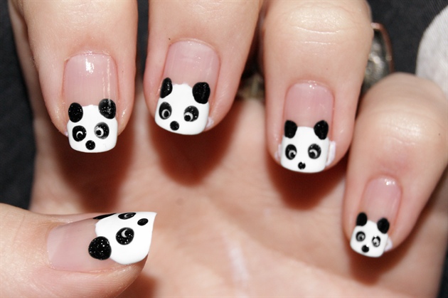 Easy Red Panda Nail Art for Beginners - wide 3
