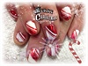 Candy Cane Nails 