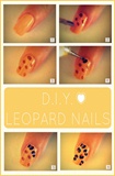 Lepard nail art