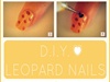 Lepard nail art