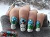 Winter and Santa&#39;s Workshop Nails