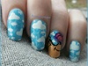 Winnie the Pooh and Cloud nails 