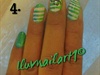 Stripes and Omber St.Patty&#39;s Day Nailart