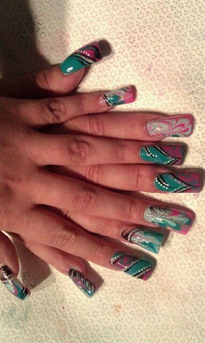 Nancy&#39;s water marble and crackle 