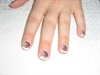 French Tip with Flowers