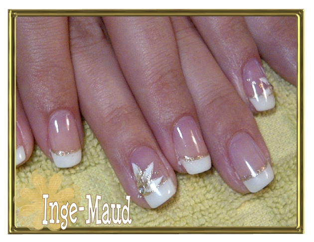 white&amp;gold french
