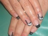 elegant black nails