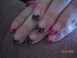 Lace and polka dots