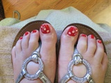 Pedicure for summer