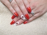 Halloween freehand nail art (from 2015)