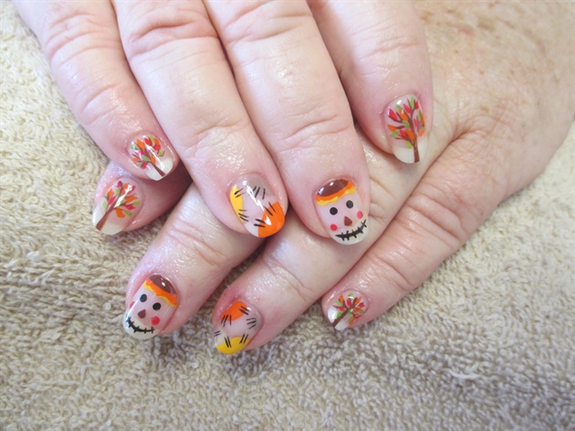Thanksgiving nails (from 2015)