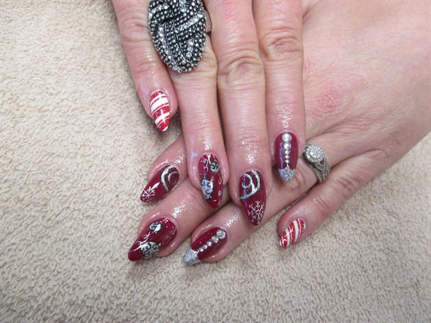 Christmas nails (from 2014)
