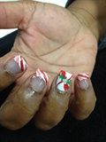 Candy cane Nails