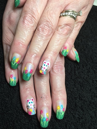 Easter Bunny Nails 