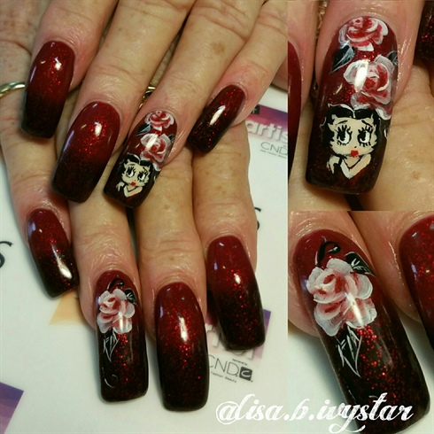 Betty Boop and floral