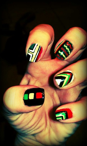 Rastafari Nails:)