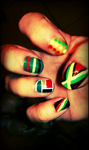 Rastafari Nails:))