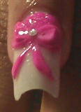 pink 3d bow