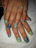 Alexis funky nails