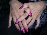 Hot Pink Water Marble