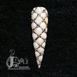 Gel Designs white and gold