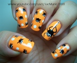 Polka Dot Spiders-Halloween Design