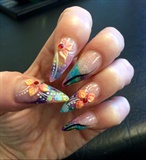 Spring Nails After Infill