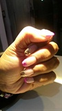 frenchy pink and gold