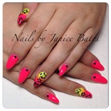 Hibiscus Fade In Neon Yellow To Pink