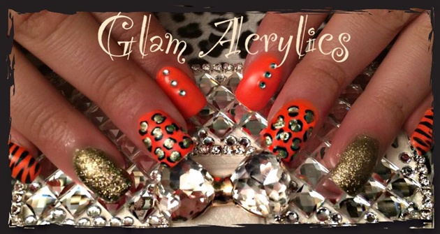 Wow orange and bling