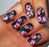Cherry Blossom nail art