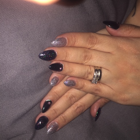 Acrylic Nails With CND Shellac Lecente