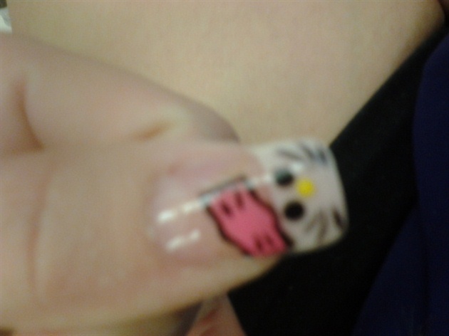 Hello Kitty Hand Painted Acrylics