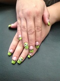 Lime green with character